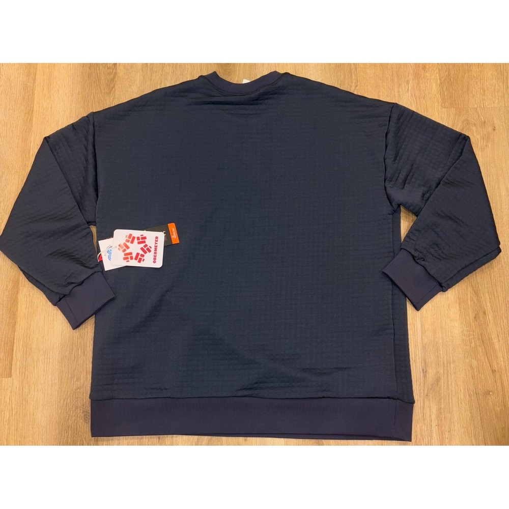 NWT Men's Obermeyer Explorer Tech Crewneck Sweatshirt - XL - Blue Nights - Picture 6 of 9